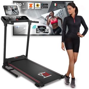 TAPIS DE COURSE Tapis de Course Électrique Pliable YOUR MOVE mod. TAP 120, Écran Tactile, App KINOMAP et ZWIFT, 12 Programmes Inclinaison, Cardio