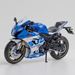 MOTO - SCOOTER couleur GSX Blue Boîte de mousse Modèle de moto de