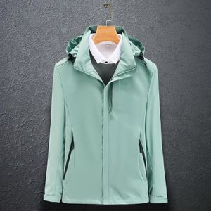 MANTEAU couleur Femme Vert taille XXL Vestes de randonnée pour hommes et femmes, vêtements imperméables, coupe-vent r