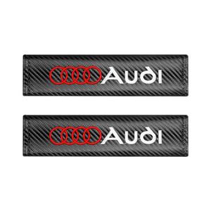2 Pcs Auto Cuir Rembourrage De Ceinture De Sécurité, pour Audi A1 A3 A4 A5  A6 A7 A8 Q3 Q5 Q7 Q8 A4L A6L A7L Protection des épaules Ceinture Sécurité  ÉPaule Pad