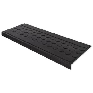 Tapis D'Escalier Antidérapant Gris 80x22 Cm – Protection Ultra-Sûre Pour Personnes Âgées, Enfants Et Animaux, Lavable Et Facile à Poser
