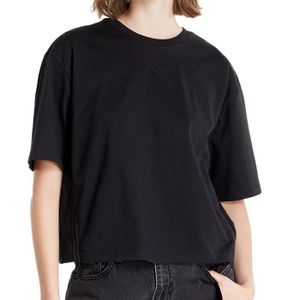 T-SHIRT T-shirt Noir Femme Adidas 9560