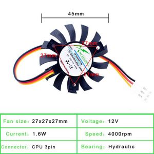 VENTILATION  Ventilation,Routeur 1.6W,35x35x27mm,27x27x27mm,dc 