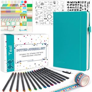 DRAEGER Kit bullet journal complet - cahier, pochoir, stickers, tampons) -  Tout Le Scolaire