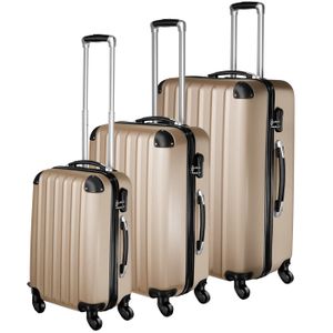 Monzana ® 3tlg valise Valise de Voyage Set Trolley coque rigide valise voyage valises 