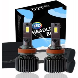 AMPOULE - LED H11 H8 H9 Ampoules De Phares Led 130W Canbus Sans 