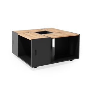 TABLE BASSE Vicco Table basse Anton, Anthracite, 80 x 43 cm