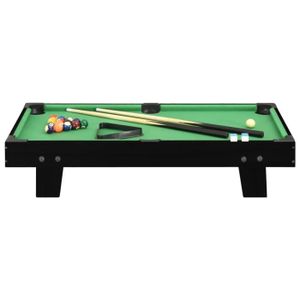 BILLARD ZJCHAO Mini table de billard 3 pieds 92x52x19 cm Noir et vert - ZJC7646490974556