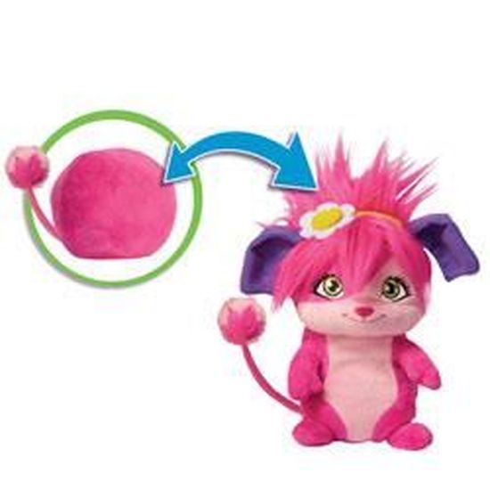 por otra parte, cobertura Idear Peluche Popples Transformable 25 cm - Bubbles - Cdiscount Jeux - Jouets