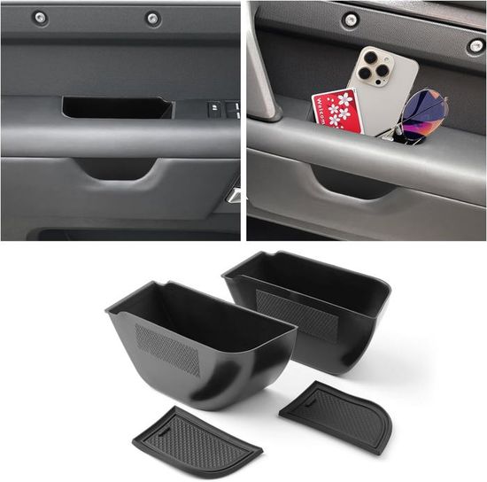 Poignée Intérieure Porte Land Rover Discovery Sport 2015-2019 - Remplacement Facile, Noir, ABS Et Cuir Synthétique - 14