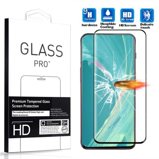 Protection écran Verre Trempé OPPO ONE PLUS 7 PRO - Lot De 3 Films, 9H, 0,33 Mm, Sans Bulles - 6