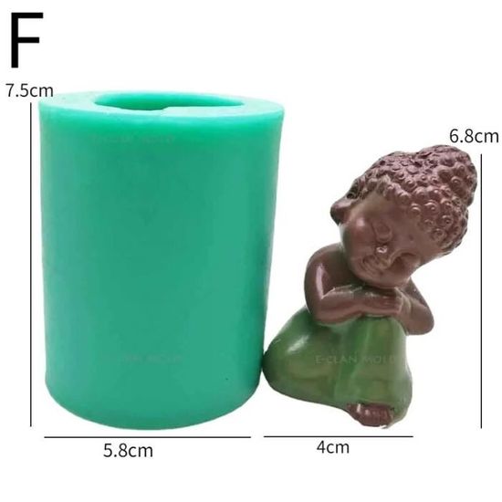 Moule Silicone Amulette Thaïlandaise Bouddha - 27 Cavités - DIY