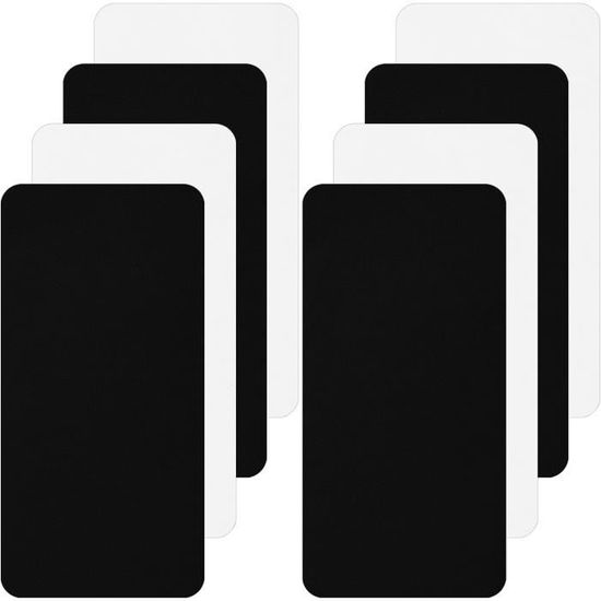 Patch De Réparation Toile Auto-adhésif - 3 Pièces 9x11 Pouces - Imperméable, Noir