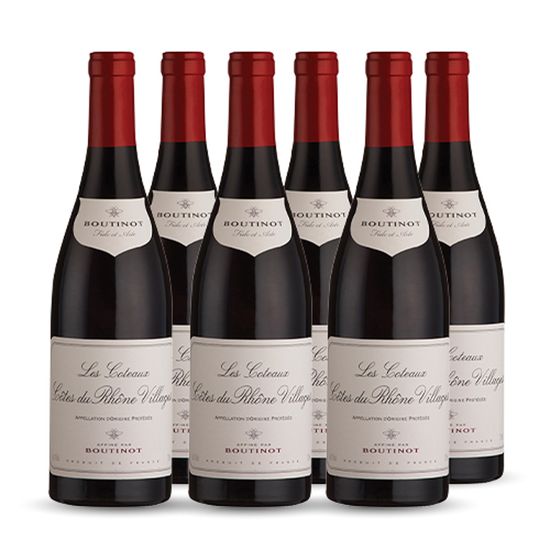 Maison Boutinot Les Coteaux Côtes du Rhône Villages Rouge 2020 6x75cl