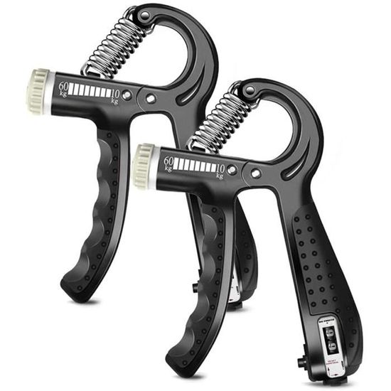 Kit Renforceur De Poignée 5-60kg - Grip Main, Avant-bras - Fitness, Récupération