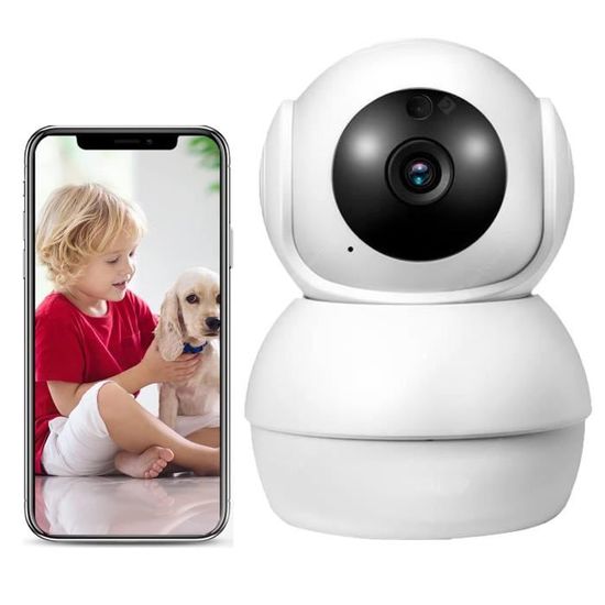 Universal - Caméra wifi vision nocturne à 360 ° caméra de sécurité à  domicile vidéosurveillance wifi infrarouge baby-monitor caméra IP  intelligente - Babyphone connecté - Rue du Commerce
