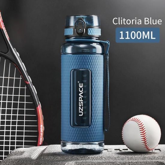 Gourde Sport 946 Ml Tritan Sans BPA - Motif Grenouille, Paille Incluse, Poignée