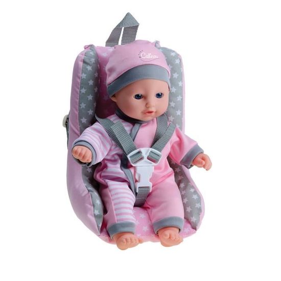 CALINOU BEBE DANS SON SIEGE AUTO poupon avec accessoires poupee jouet jeux Cdiscount Jeux Jouets