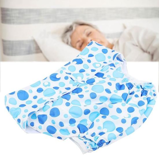 Pyjama Sanitaire Emy à Fermeture Arrière - 100% Coton Pour Personnes Âgées