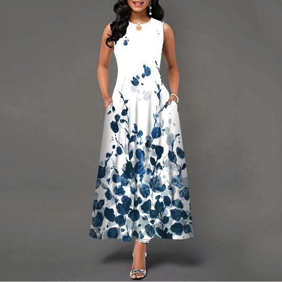 Robe Décontractée Sans Manches