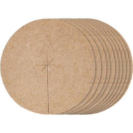 Lot De 5 Disques Paillage Jute Ø60cm - Protection Plantes Anti-Mauvaises Herbes