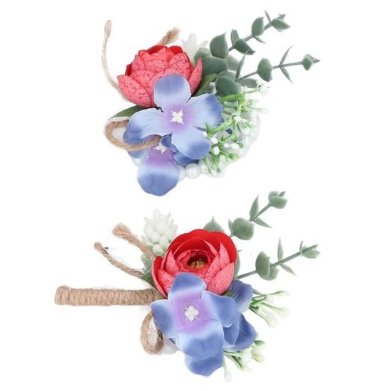 Amosfun Fille Demoiselle Corsage De Poignet Corsage Mariage Mariée Main