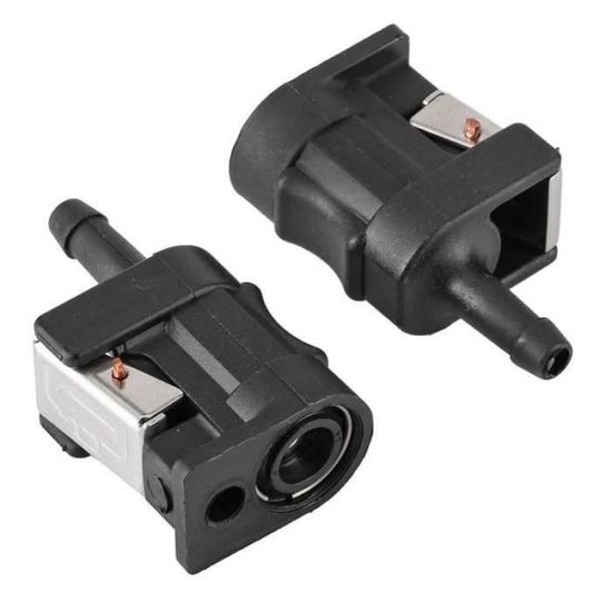 NITRIP Connecteur De Conduite Carburant 8mm (Lot De 2) – Raccord Femelle Marin 6E5-24305-06-00 Pour Moteur Hors-Bord