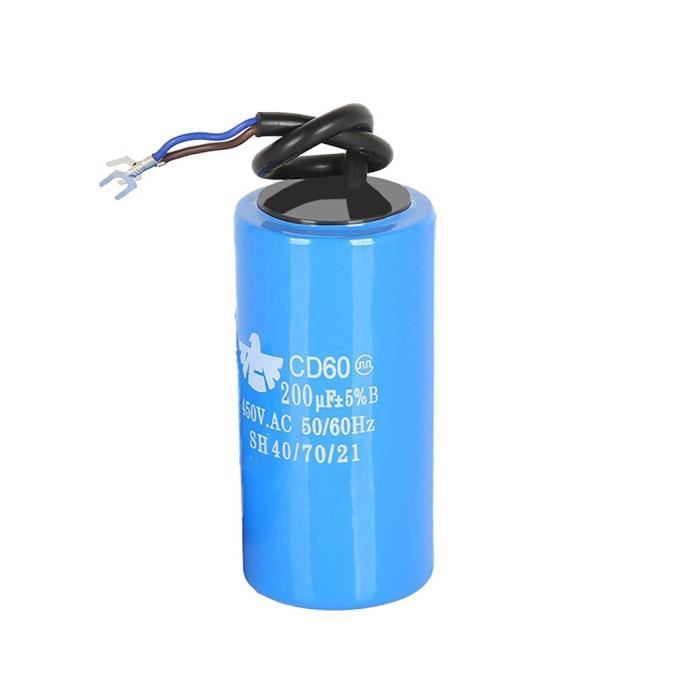 Condensateur de démarrage de moteur CD60250 V AC 250 uFcondensateurs — free download