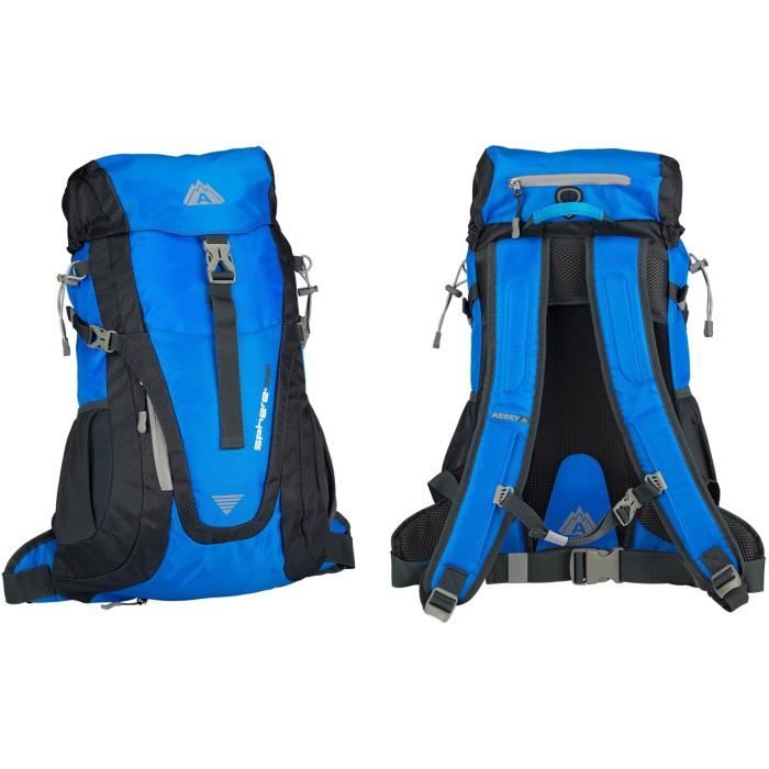 Abbey Sac à dos d'extérieur Aero-Fit Sphere Bleu 35 L 21QC-BAG-Uni