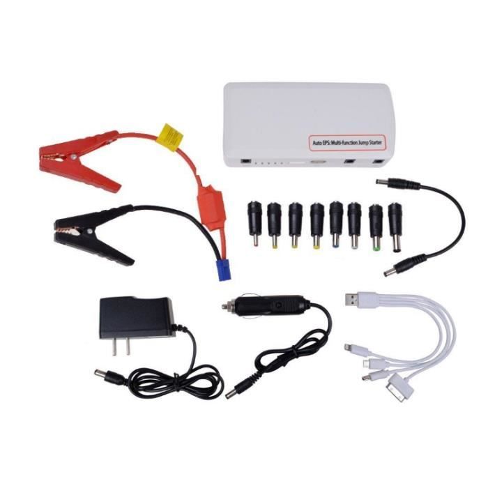 12000mAH multifonction 12V voiture batterie secours démarrage démarreur chargeur de secours pour téléphone portable PDA tablette PC