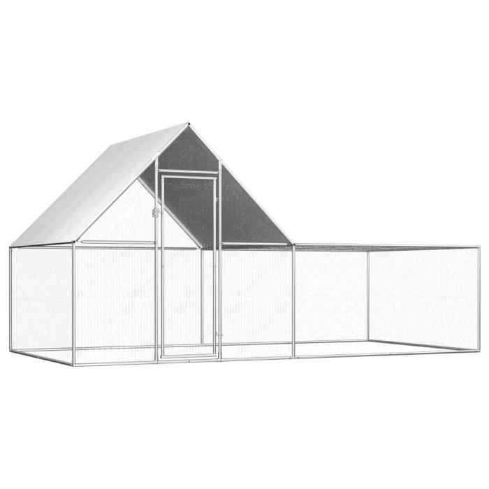 🍓7601Moderne - Poulailler extérieur - Enclos poulailler Contemporain- Parc grillagé Clapier d'extérieur cages pour lapin petits ani