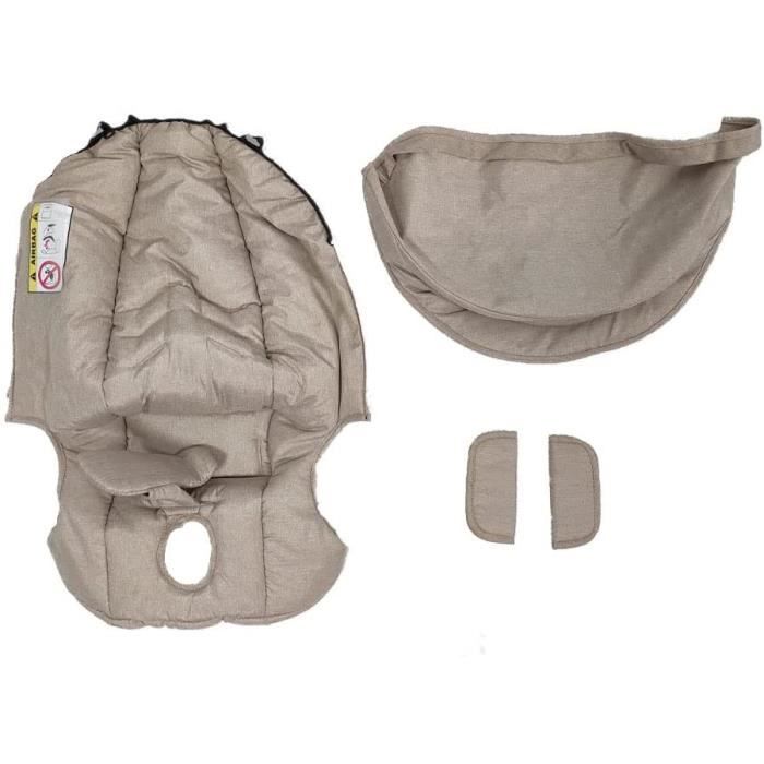 MOUSTIQUAIRE POUSSETTE Kit de siège à langer Housse pare-soleil Compatible avec les poussettes Doona (kaki)