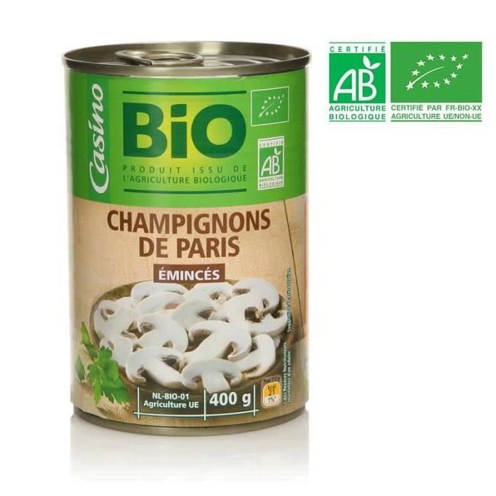 Champign.eminces 400g co bio