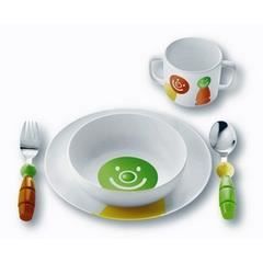 Coffret de 2 assiettes + 1 mug + 2 couverts BILLO