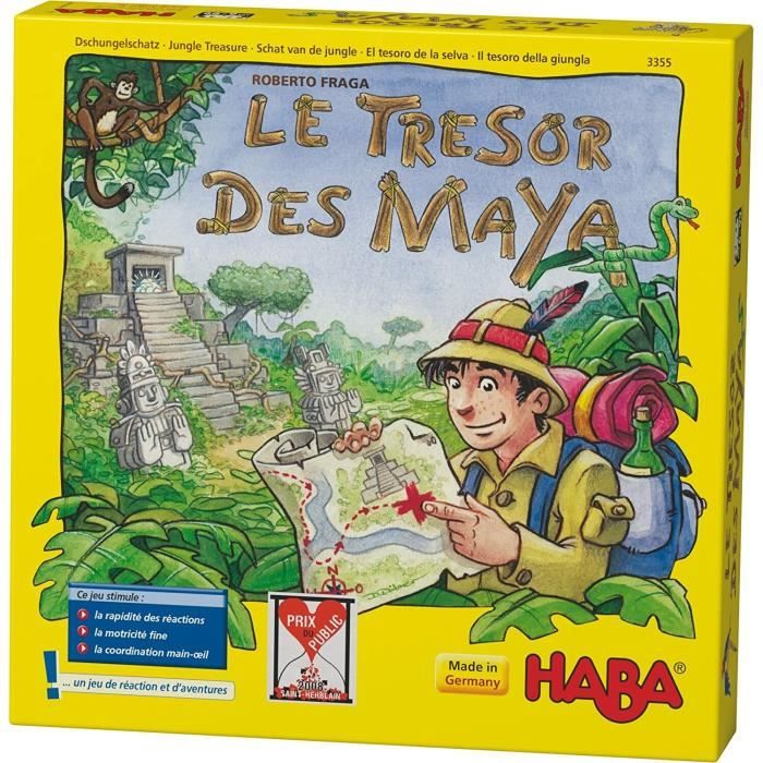 HABA - Le trésor des Mayas - Un jeu d’actions et de suspense - à partir de 6 ans, 3355