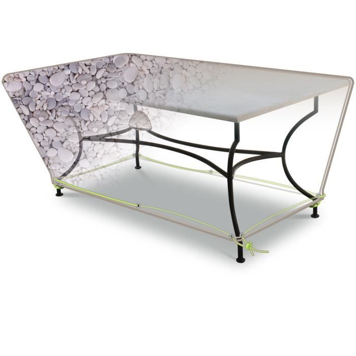 HOUSSE DE PROTECTION IMPRIMEE TABLE RECT. 4-6 PERS