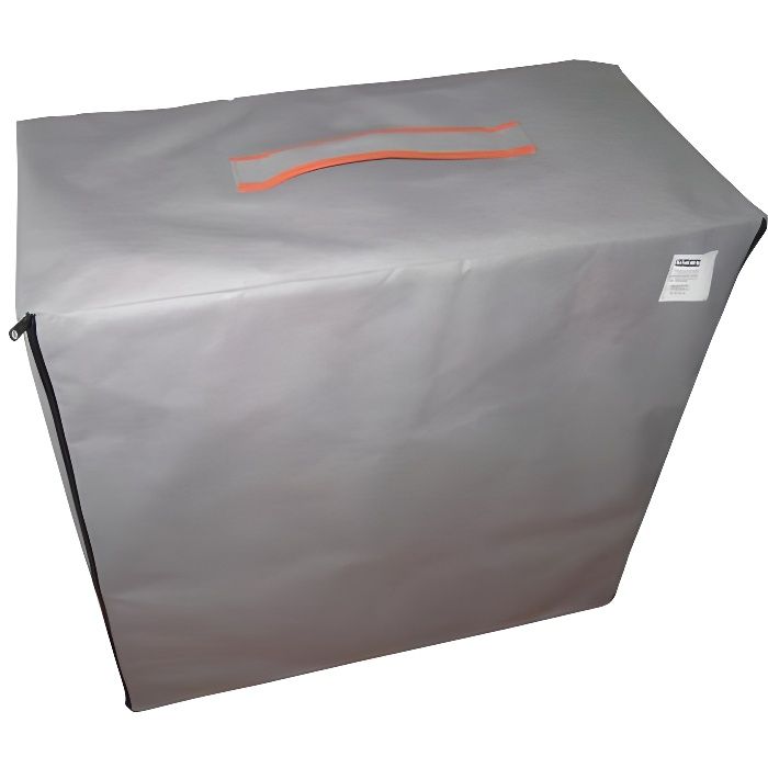Sac de rangement pour matelas d'appoint pliable, multi-usages pour matelas 195x65x10cm - Gris)