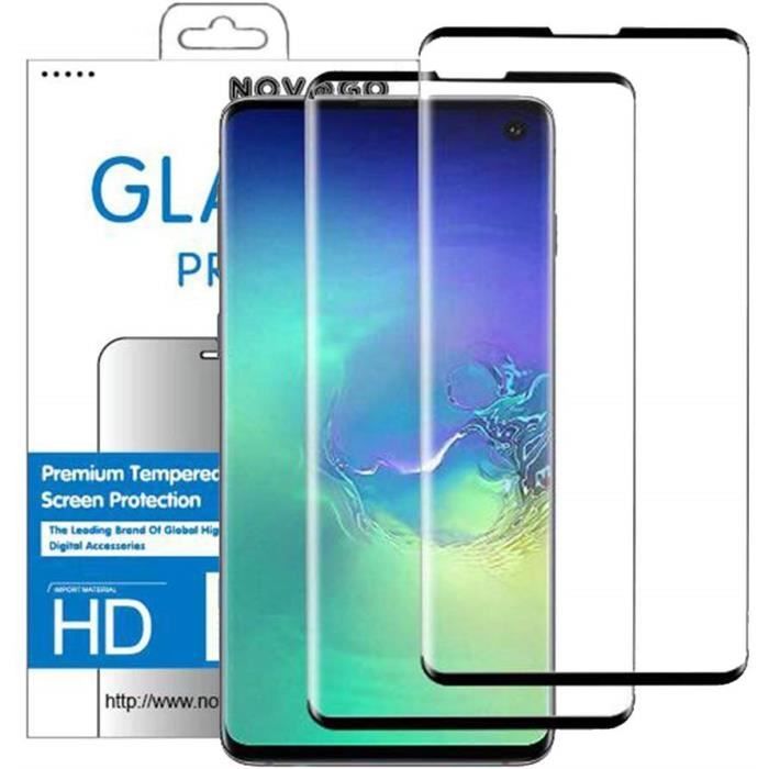 Protection écran pour Samsung Galaxy S10E - 2 Films en Verre trempé résistant Anti Choc et Anti Explosion d'écran ,
