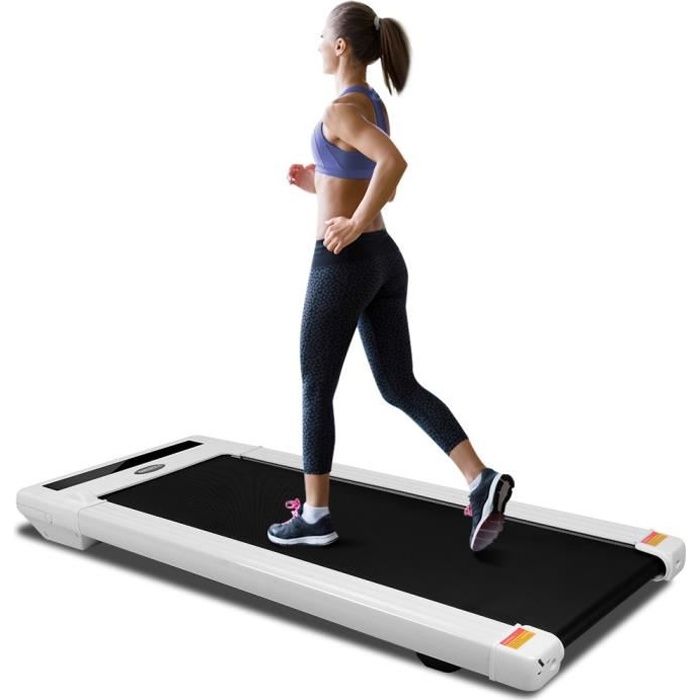 OneTwoFit Tapis de course Fitness, 0.8-6,0 km/h Tapis de marche avec écran LED, télécommande OT131