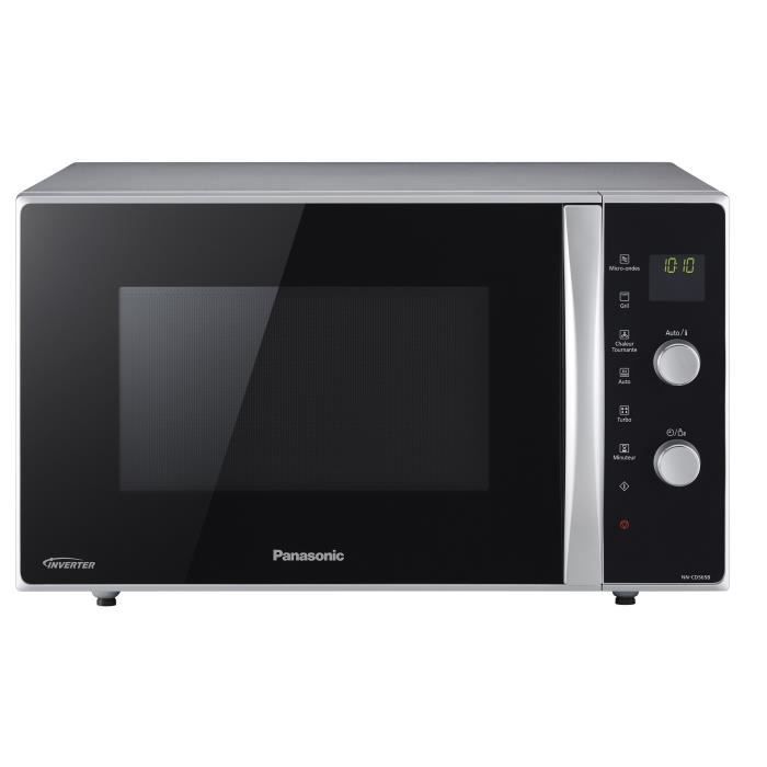 Panasonic NN-CD565BEPG Four micro-ondes combiné grill pose libre 27 litres 1000 Watt noir - argent