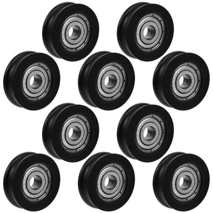 10 PCS Poulie Premium Professionnel Professional Roulement à rouleaux barre pour traction - dip station fitness - musculation