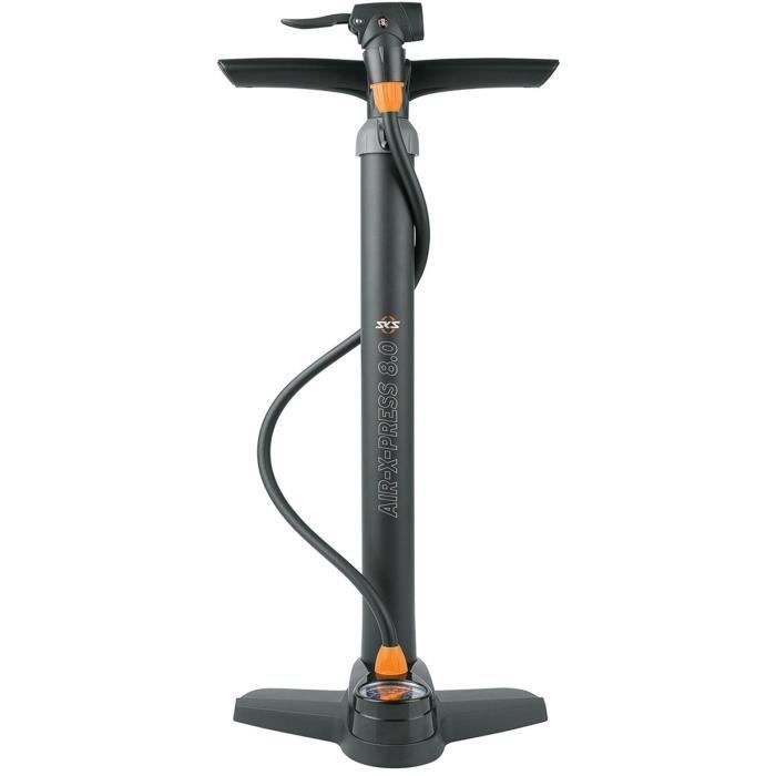 Pompe à pied pour vélo SKS Germany Air-X-Press 8.0 Gris
