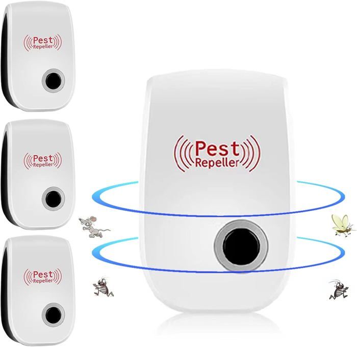 Répulsif Ultrason Souris Et Rats Professionnel - 360°, 4 Modes, Couverture Jusqu'à 200 M²