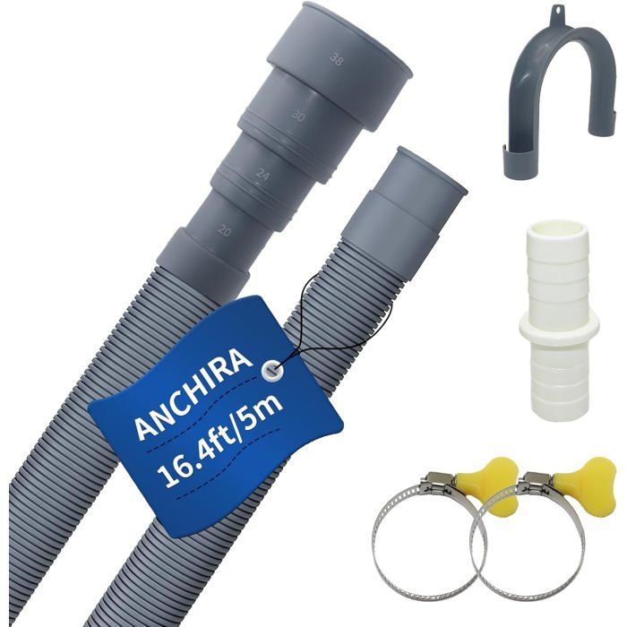 Lot De 2 Colliers De Serrage (Pinces) Pour Tuyau De Vidange Machine à Laver - Uxcell - 3cm De Diamètre