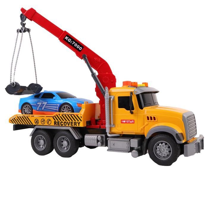 Camion Dépaneuse avec une - MGM - Jaune - Plastique / Métal - Dès 3 ans Camion Dépaneuse avec une - MGM - Jaune - Plastique / Métal - Dès 3 ans