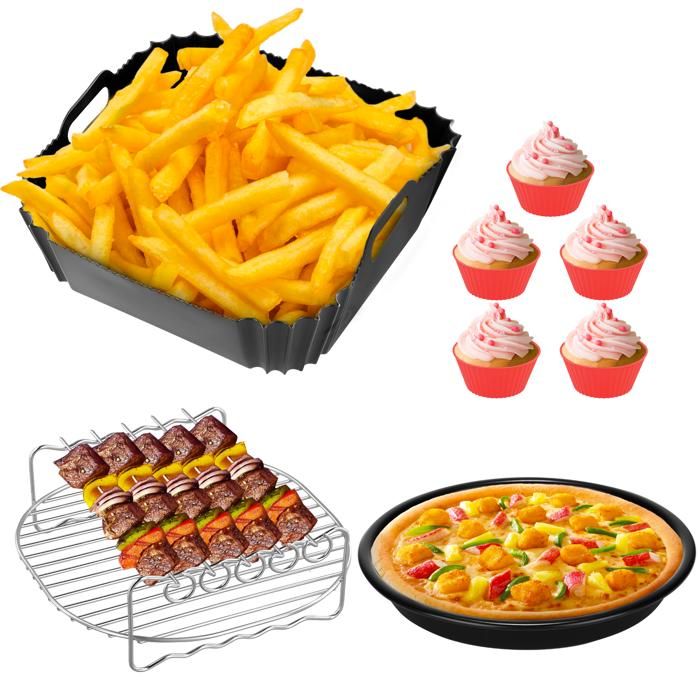 Kit D'accessoires Pour Air Fryer Compatible Philips Airfryer XL 6,2L, Ninja, Cosori