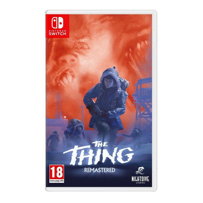 Jeu vidéo remasterisé - Atari - The Thing - Nintendo Switch - Edition Deluxe - 20 niveaux - Monstres terrifiants