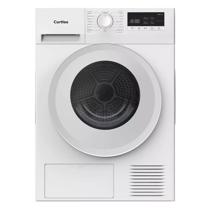 Curtiss Sèche-linge pompe à chaleur 60cm 8kg blanc - MSLP80E - Curtiss