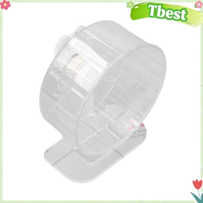 Tbest roue dexercice pour hamster Roue de Hamster silencieuse avec support en acrylique animalerie cage Petite taille