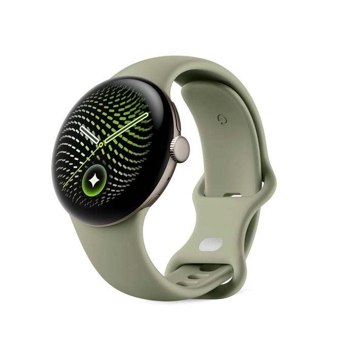Pixel Watch 5 41 mm 4G Doré avec bracelet sport caoutchouc - vue 5